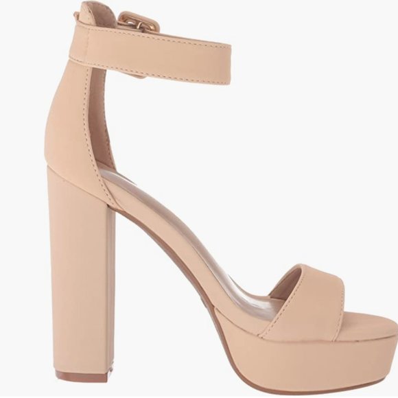 DREAM PAIRS Women's Hi-Lo High Heel Platform Pump Sandals 6.5 - Picture 5 of 7